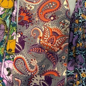 LuLaRoe Tall & Curvy tights. 3 pair